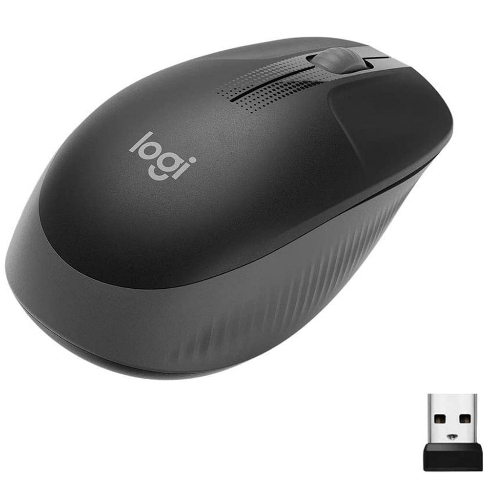 Mouse sem Fio Logitech M190 Cinza 910-005902