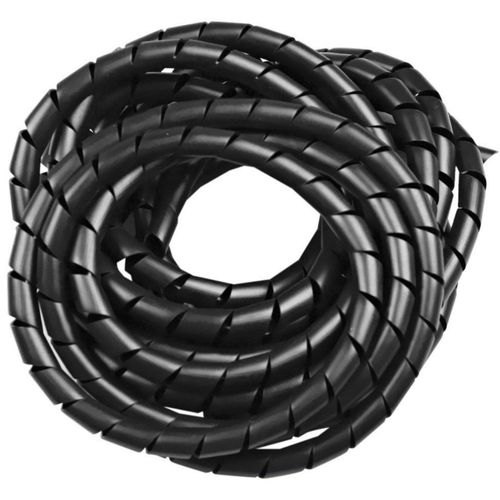 Organizador de cabos espiral 3/4 - 1,5m - Preto - MD9 - 3331