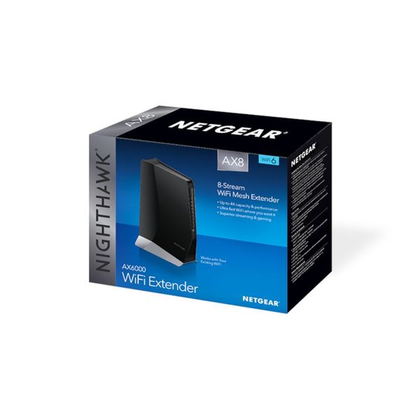 Roteador WiFi 6 NETGEAR EAX80 Mesh AX6000 - EAX80-100NAS