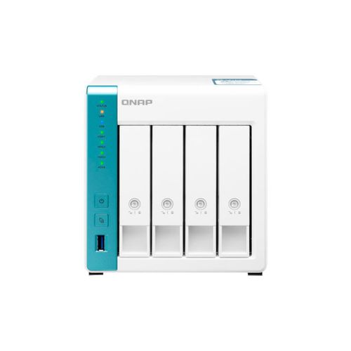 NAS QNAP 4 baias TS-431P3-4G-BR (Alpine AL314, 4GB DDR3, 1x 2.5GbE LAN, 1x Gbe LAN, 3x USB 3.2, sem discos)