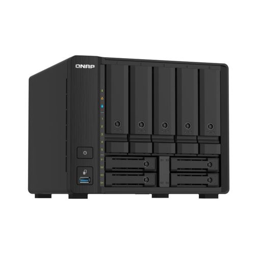 NAS QNAP 9 baias TS-932PX-4G-_ (Alpine AL324, 4GB DDR4, 2x 2.5GbE LAN, 2x 10GbE SFP+, 3x USB 3.2, sem discos)