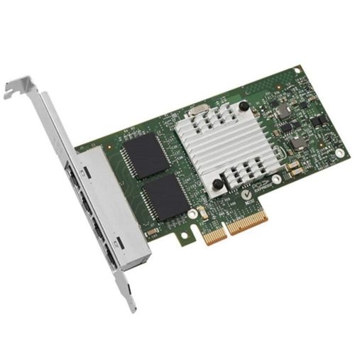 Placa de Rede Intel I340-T4 Ethernet Server Adapter (4 portas Gigabit, PCIe 2.0 x4, Espelho low profile)