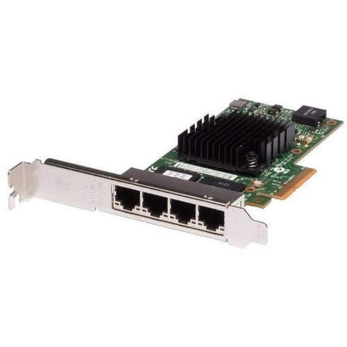 Placa de Rede Intel I350-T4 Ethernet Server Adapter (4 portas Gigabit, PCIe 2.1 x4, Espelho low profile)