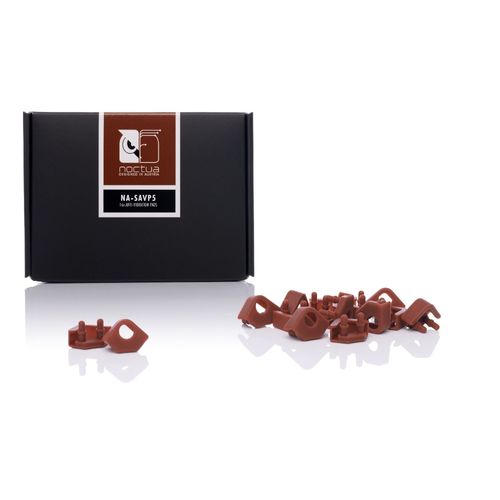 Kit Anti-Vibração p/ Ventoinhas - Noctua Anti-Vibration pads NA-SAVP5 (pack com 16 unidades, marrom)