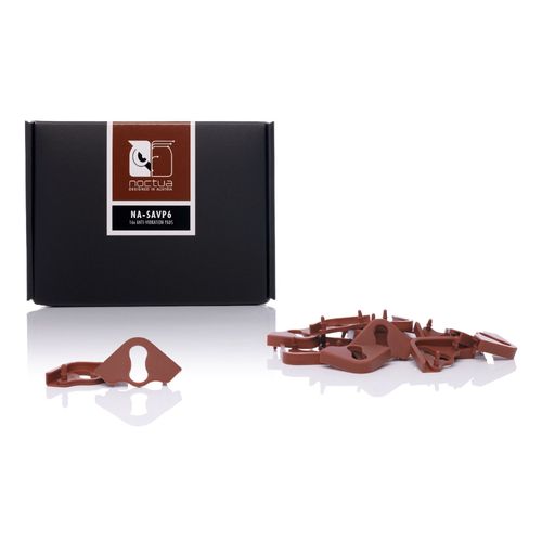Kit Anti-Vibração p/ Ventoinhas - Noctua Anti-Vibration pads NA-SAVP6 (pack com 16 unidades, marrom)