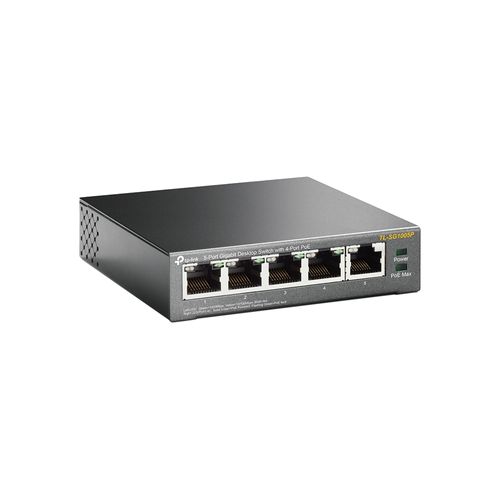 Switch 5 Portas Gigabit TP-Link POE+ TL-SG1005P