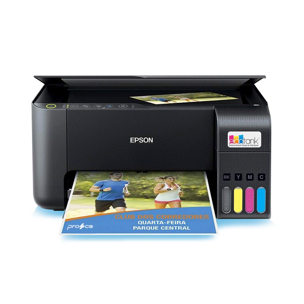 Impressora Multifuncional Tanque De Tinta Epson Ecotank L3250 Color Usb Wifi Scanner Waz 1605