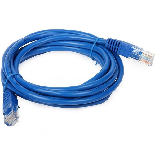 Cabo de Rede 5,0m c/ conectores (Patch) - CAT5 Azul - MD9 - 5226