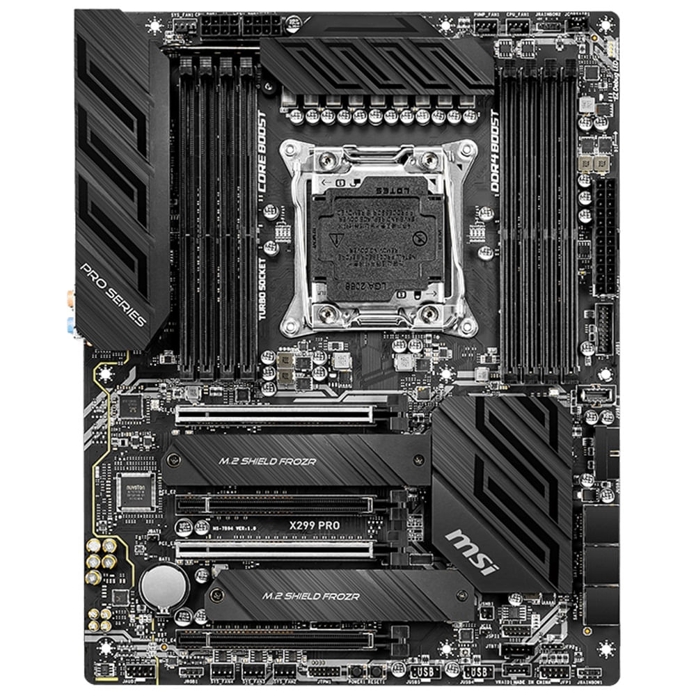 Placa mãe LGA 2066 MSI X299 PRO (ATX) waz