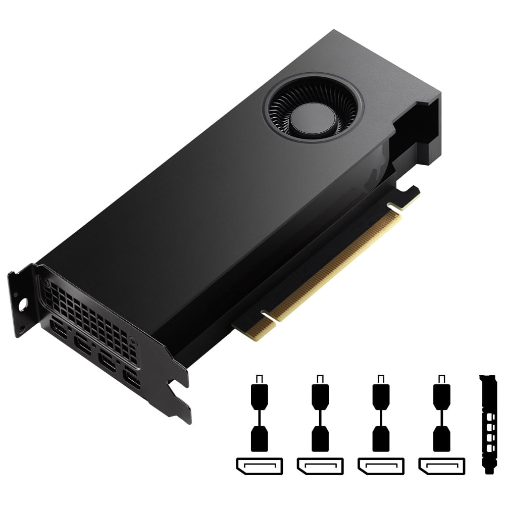 Placa de vídeo NVIDIA Quadro RTX 4000 SFF Ada Generation PNY