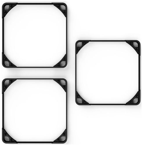 Kit Anti-Vibração p/ Ventoinhas - Noctua Anti-Vibration Gaskets NA-SAVG1 chromax.black (pack com 3 unidades, preto)