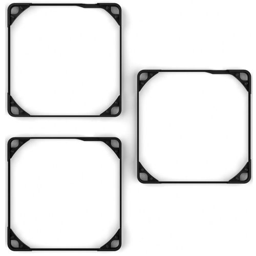 Kit Anti-Vibração p/ Ventoinhas - Noctua Anti-Vibration Gaskets NA-SAVG2 chromax.black (pack com 3 unidades, preto)