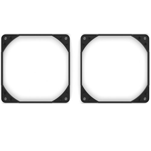 Espaçadores p/ ventoinhas Noctua - Inlet side spacers NA-IS1-12 chromax.black SX2 (p/ fans de 120mm, kit com 2 unidades)