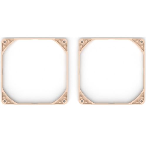 Espaçadores p/ ventoinhas Noctua - Inlet side spacers NA-IS1-14 SX2 (p/ fans de 140mm, kit com 2 unidades, marrom)