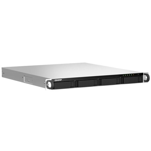 NAS QNAP 4 baias Rack TS-464U-RP-8G-BR 1U (Celeron N5095, 8GB, 2x 2.5GbE LAN, HDMI, PCI-e Gen3 x2, 2PSU, s/ HD)