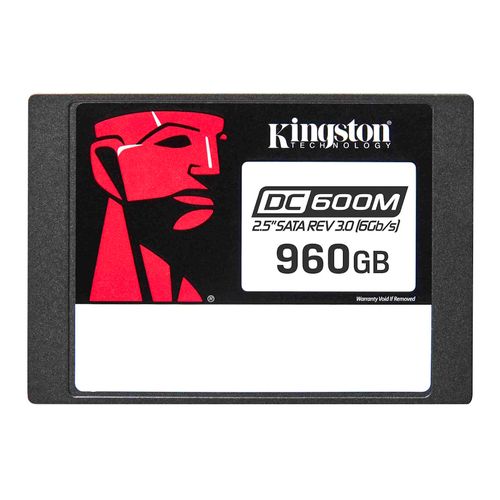 SSD - 2,5pol / SATA3 - 960GB - Kingston DC600M Data Center Series - SEDC600M/960G (3D TLC, R/W 560MBs/530MBs)