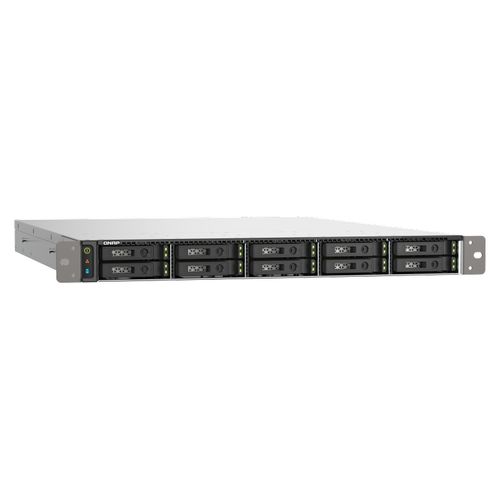 NAS QNAP 10 baias 1U - TS-h1090FU-7232P-64G-_ (U2.2/U.3 NVME Gen 4, AMD EPYC 7302P 8-core, 64GB)