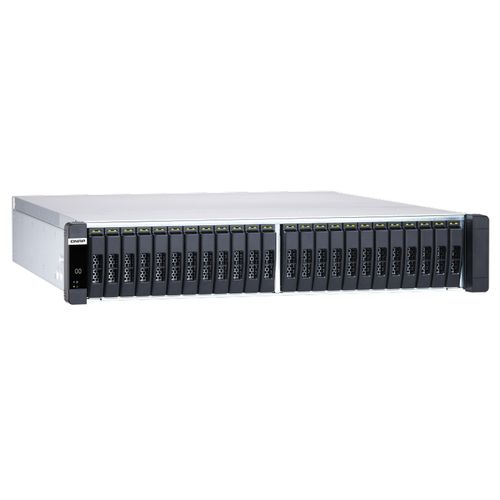 NAS QNAP 24 baias - ES2486dc-2142IT-128G-BR (Intel Xeon D-2142IT, 1.9GHz, 8-core, 64GB, 4x 10GbE SPF+)