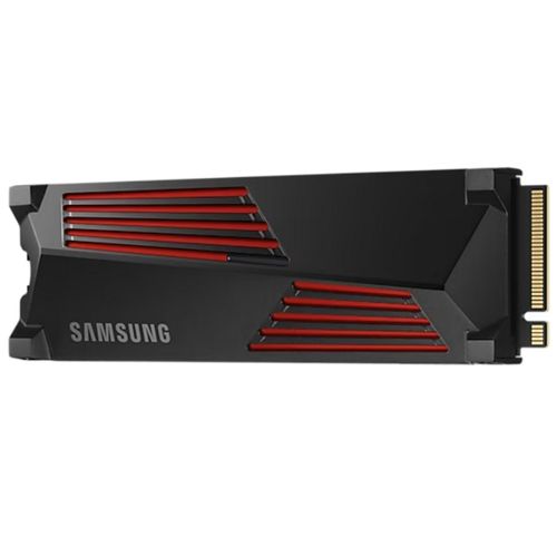 SSD - M.2 (PCIe NVMe) 2TB P/ PS5 - Samsung 990 Pro - MZ-V9P2T0CW (Gen4, NVMe 2.0, MLC, c/Dissipador)