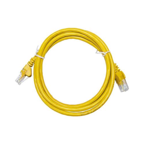 Cabo de Rede 1,5m c/ conectores (Patch) - Cat5e Amar - MD9 - 7415