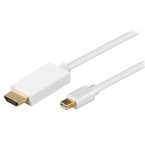 Cabo Conversor de Vídeo - Mini Displayport (Macho) > HDMI (Macho) – MD9 – 9454″ /><br />
Part Number: 9454. 1,8m de comprimento.Suporta transmiss&atilde;o de &aacute;udio e v&iacute;deo.Permite conectar um dispositivo (como um notebook ou placa m&atilde;e ou placa de v&iacute;deo) com conex&atilde;o&nbsp;Mini DisplayPort a um display com conex&atilde;o HDMI. * OBS:- Este cabo apenas funciona como sa&iacute;da Mini DisplayPort e entrada HDMI, portanto, n&atilde;o&nbsp;serve para conectar um dispositivo&nbsp;(como um notebook ou placa m&atilde;e ou placa de v&iacute;deo) com conex&atilde;o HDMI a um display com conex&atilde;o Mini DisplayPort.</p>
<hr>
<h2>Categoria: Informática</h2>
<h3>O preço de Cabo Conversor de Vídeo – Mini Displayport (Macho) > HDMI (Macho) – MD9 – 9454 que conseguimos extrair do sistema no dia acima era de <strong>R$ 77.64</strong>.</h3>
<p>Se ocorreu mudança de preço, pode ser verificado no seguinte link: <a target=