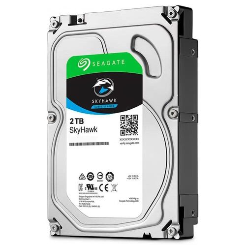 HD 2TB SATA3 Seagate SkyHawk - ST2000VX017 (3,5pol, 6Gb/s, 256MB Cache, CMR)