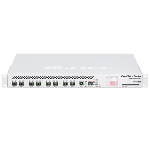 Roteador Mikrotik CCR1072-1G-8S+ (8x 10G SFP+, 1x LAN 1Gbit, 1GHz CPU, 16GB RAM)