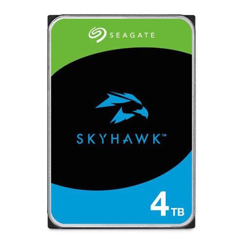 HD 4TB SATA3 Seagate SkyHawk - ST4000VX016 (3,5pol, 6Gb/s, 5.400 RPM, 256MB Cache)