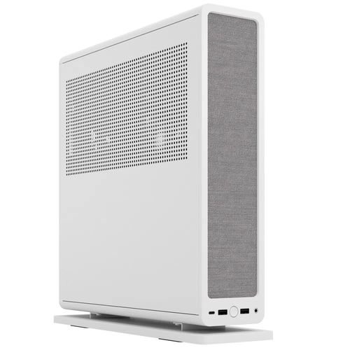 Gabinete Mini ITX - Fractal Design Ridge Branco (PCI-e 4.0) - FD-C-RID1N-12