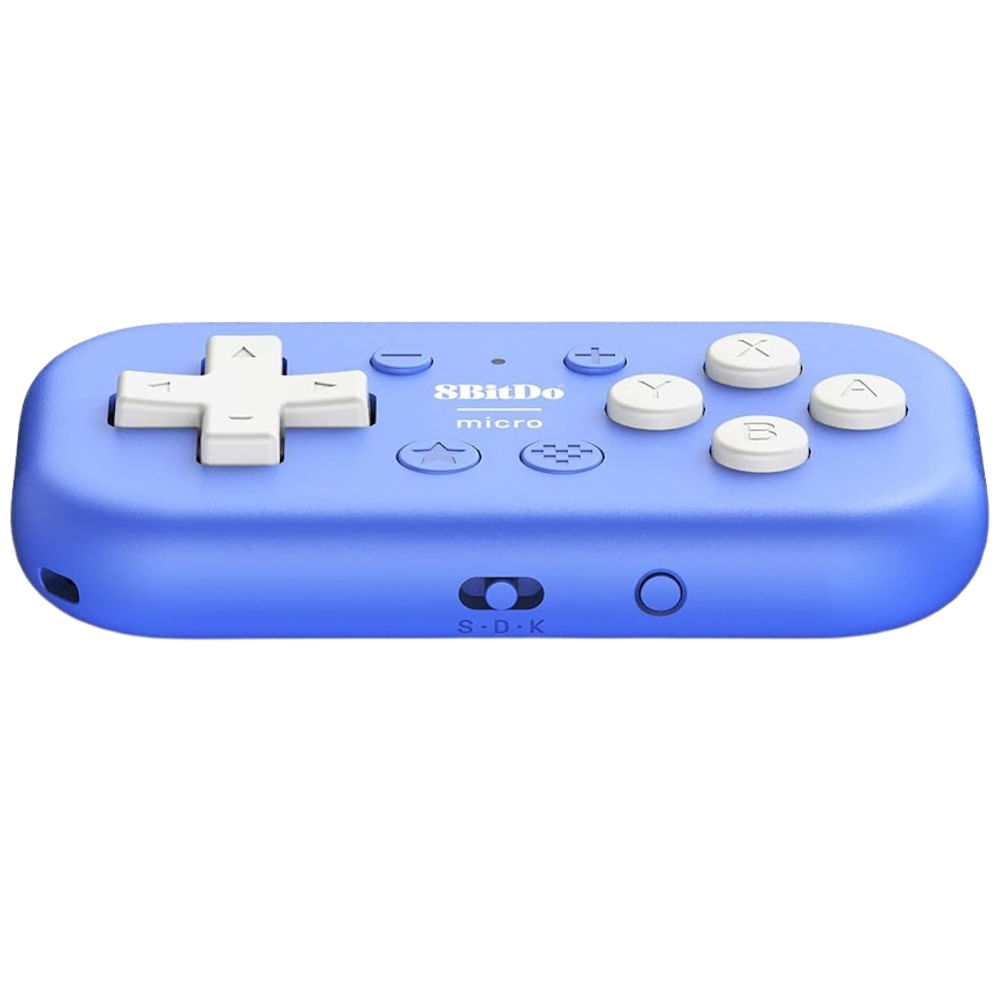 Controle Bluetooth 8BitDo - Micro Gamepad (Azul) - 80EL02 - waz