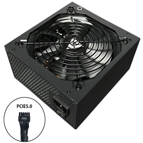 Fonte ATX - 1.000W - Apevia Prestige Series ATX-PR1000W PCIE5.0 (80+ Gold, PCIe 5.0, PFC Ativo, Preta)