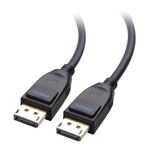 Cabo de Vídeo - Displayport 2.1 - 2m - Cable Matters - Preto - 102065-2m