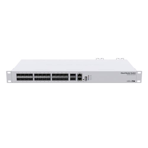 Switch Mikrotik Router CRS326-24S+2Q+RM (2xQSFP+ 40G, 24xSFP+ 10G, CPU 650MHz, 64MB RAM)