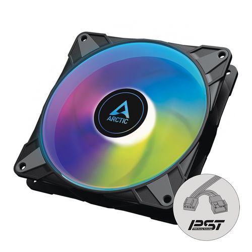 Ventoinha (Cooler) 14cm - Arctic Cooling P14 PWM PST A-RGB (Black) - ACFAN00239A
