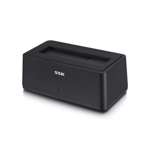 Doca USB Tipo-C - 2.5 / 3.5 pol - SSK DK105 (Uma baia, até 16TB, 6Gbps)