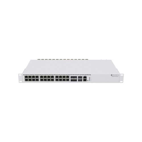 Switch Mikrotik Router CRS326-4C+20G+2Q+RM (20x 2,5G, 4x SFP+ 10G, 2x QSFP+ 40G, CPU 650MHz, 128MB RAM)