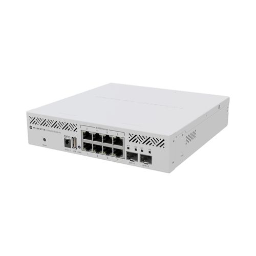 Switch Mikrotik Router 8 Portas Gerenciável - 8x 2,5G, 2x SFP+ 10Gbit - CRS310-8G+2S+IN