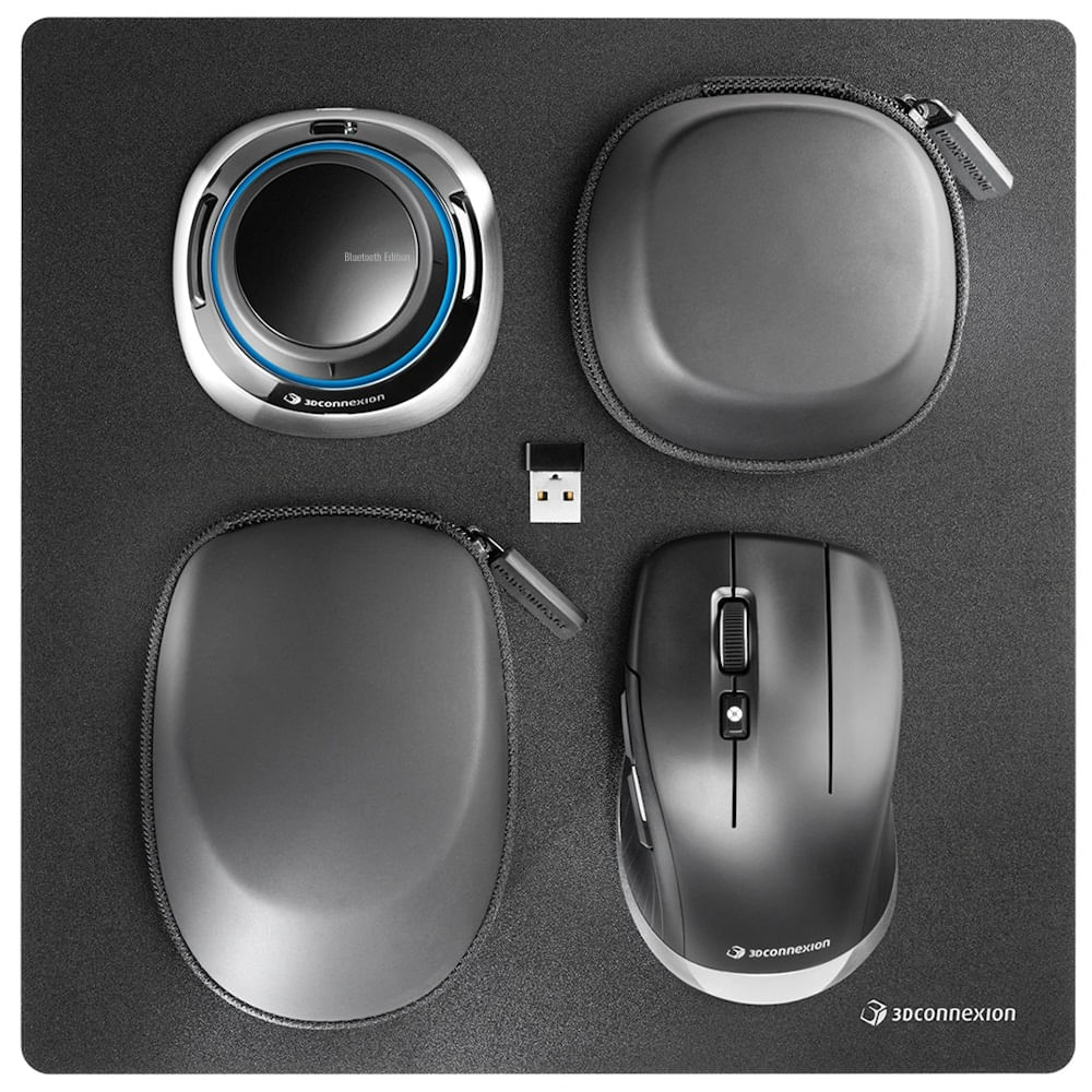 Mouse - Sem fio - 3Dconnexion SpaceMouse Wireless Kit 2 - 3DX-700136