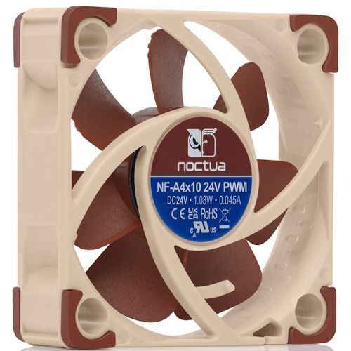 Ventoinha (Cooler) 4cm Noctua - NF-A4X10 24V PWM