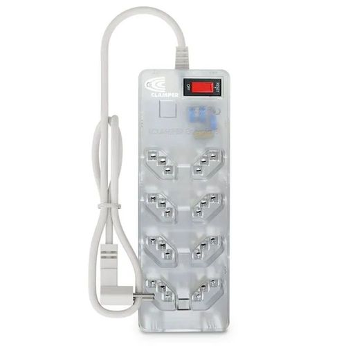 DPS - 8 tomadas - iClamper Energia 8 - Transparente - 026776
