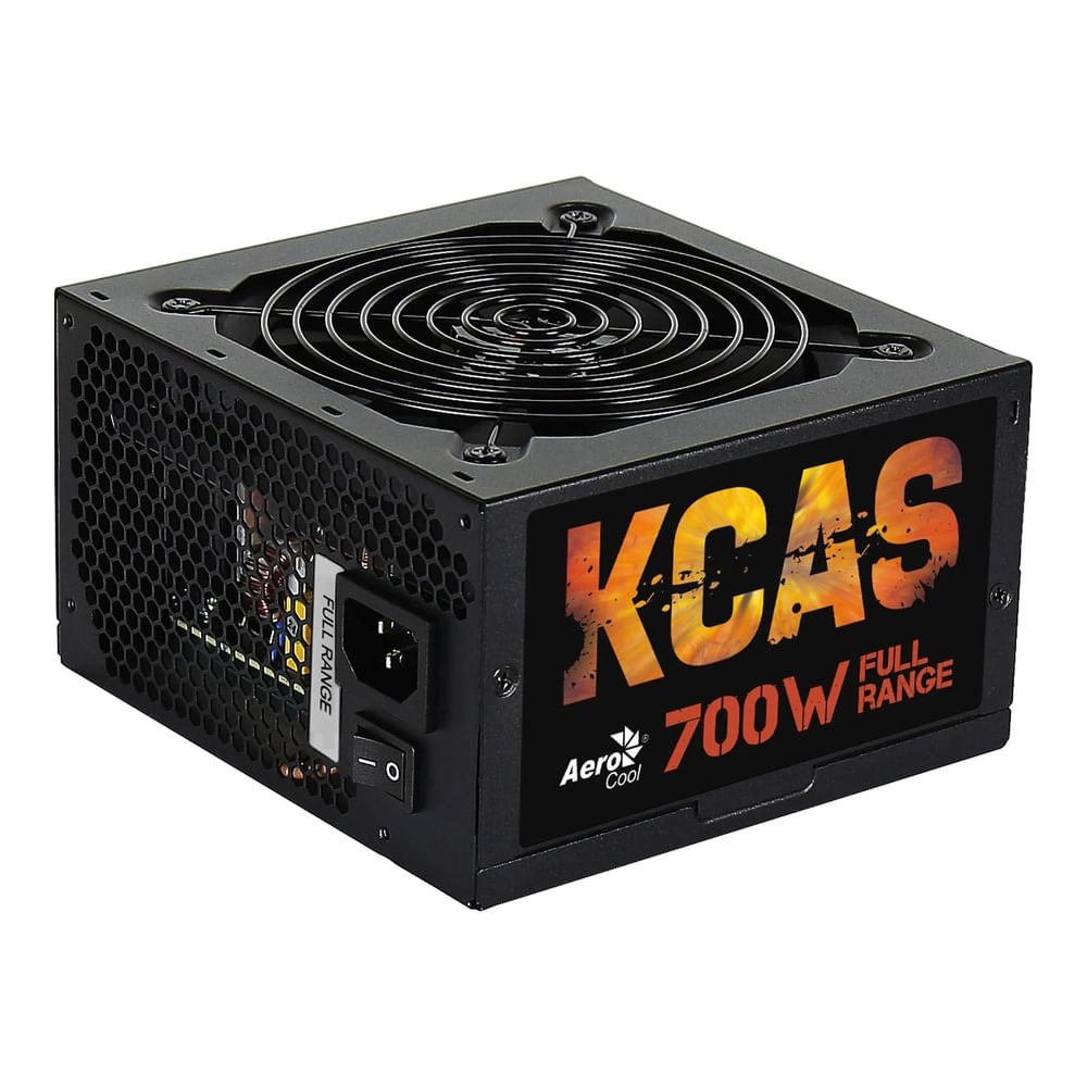 Fonte ATX - 700W - Aerocool KCAS - 80 Plus Bronze - waz