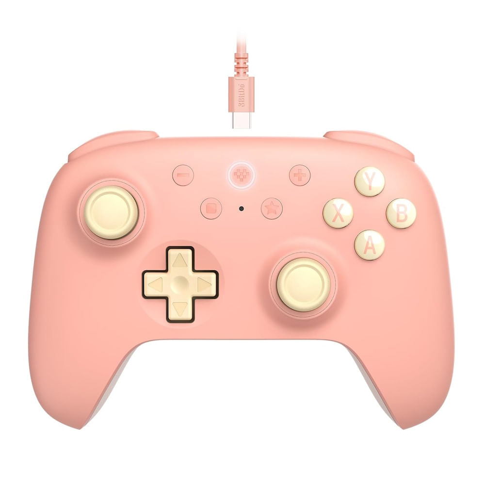 Controle c/Fio 8BitDo - Ultimate 2C (Peach) - 82CD04
