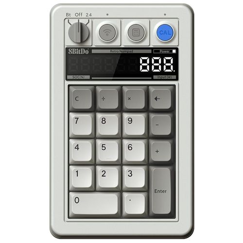 Teclado Mecânico Numérico 8BitDo - M Edition (Bluetooth/2.4G/USB-C) - 85HB04
