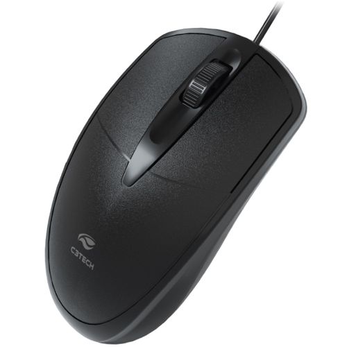 Mouse - USB - C3 Tech - Preto - MS-31BK