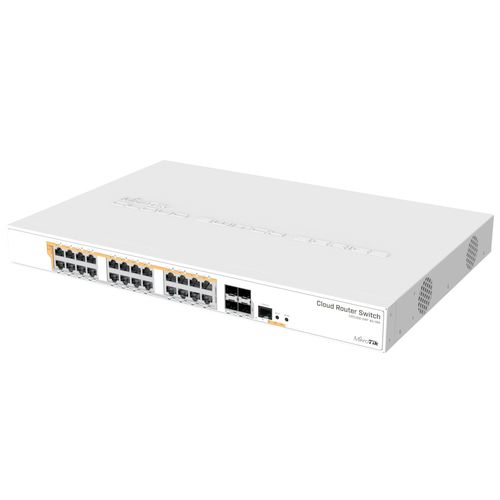 Switch Mikrotik Router 24 Portas Gerenciável - 10/100/1000 4-SFP+ L3 - CRS328-24P-4S+RM