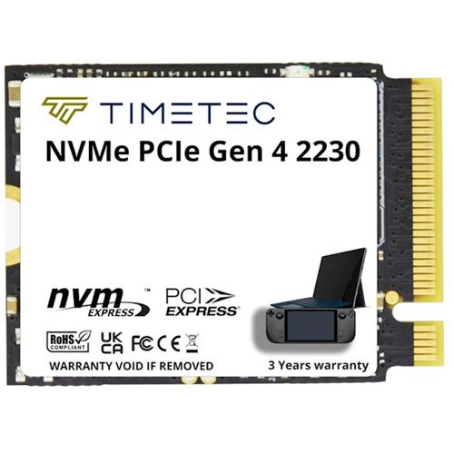 SSD - M.2 (2230 / PCIe NVMe) - 2TB - Timetec - 35TTQN2230GE4P-2TB (Gen4 x4 Single Sided)