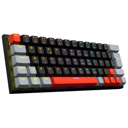 Teclado Mecânico Gamer USB Pcyes Kuromori 60% - (Switches RED, PT) - PTKM60RD