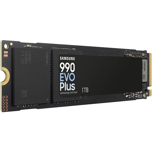 SSD - M.2 (2280 / PCIe NVMe) 1TB Samsung 990 Evo Plus - MZ-V9S1T0B/AM (Gen5, R/W 7250MBs/6300MBs)