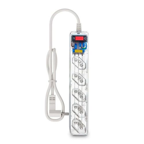 DPS - Filtro de Linha 5 tomadas - iClamper Energia 5 LCF - Transparente - 023460