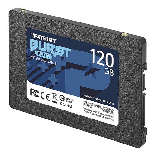 SSD - 2,5pol / SATA - 120GB - Patriot Burst Elite - PBE120GS25SSDR
